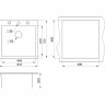 Кухонная мойка GRANULA GR-5102 песок 5102 PECOK