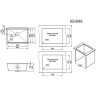 Кухонная мойка GRANULA KITCHEN SPACE KS-6045U графит матовый 6045U GPAFIT MATOBYII