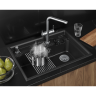 Кухонная мойка GRANULA KS-7308R ШВАРЦ кварц 7308R SHBAPC