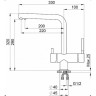 Смеситель GRANULA GR-2305 алюминиум 2305 ALYUMIHIYM